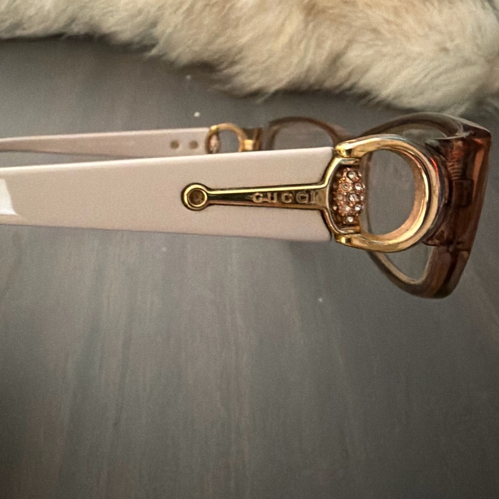 Gucci 3553 rectangular Designer Eyeglasses - Picture 8 of 10